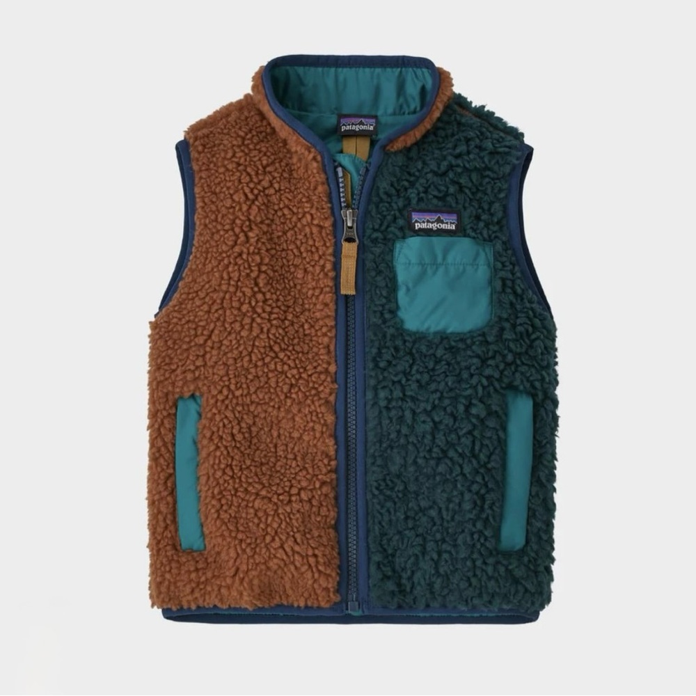 PATAGONIA Baby Retro-X® Fleece Vest 4 4T Toddler Kids Unisex